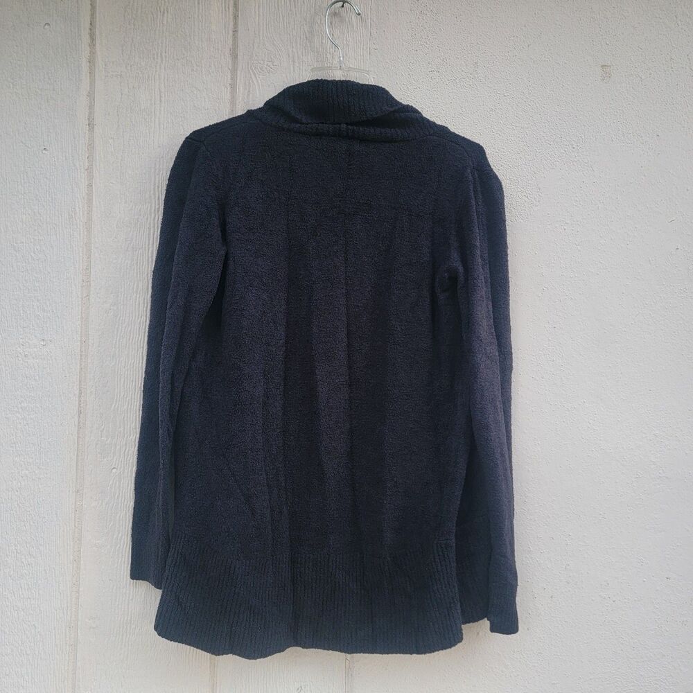 Barefoot Dreams Cozychic Lite Black Circle Cardigan Open Front Womens XS/S Soft - Picture 3 of 4